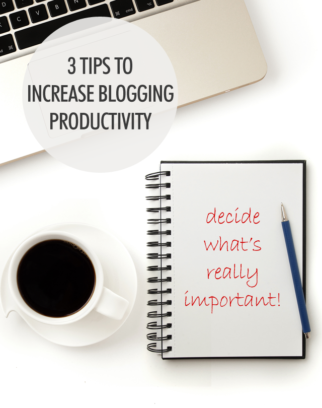 3 Tips For Improving Blogger Productivity | Food Bloggers of Canada