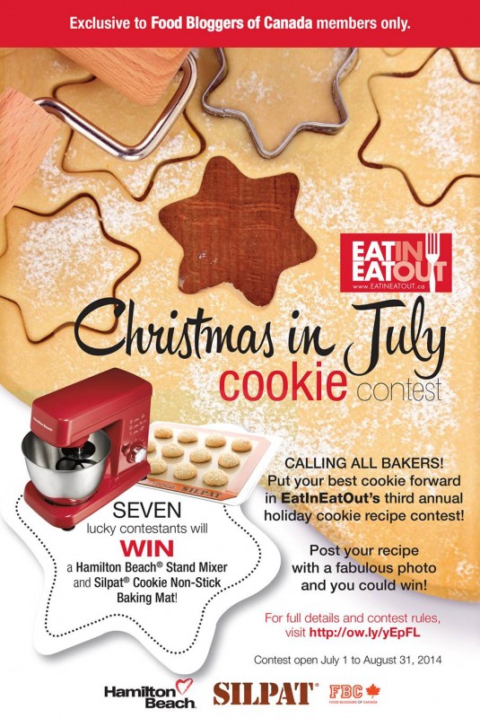 Eat In Eat Out Christmas in July Cookie Contest