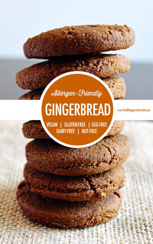 Allergen-Friendly Vegan Gingerbread Cookies
