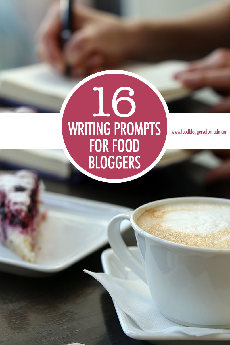 16 Writing Prompts for Food Bloggers