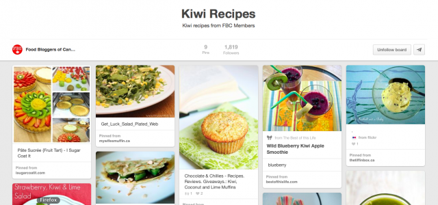 Pin It Thursday: Kiwi Recipes