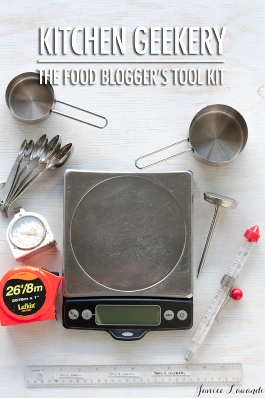Kitchen Geekery: The Food Blogger's Toolkit