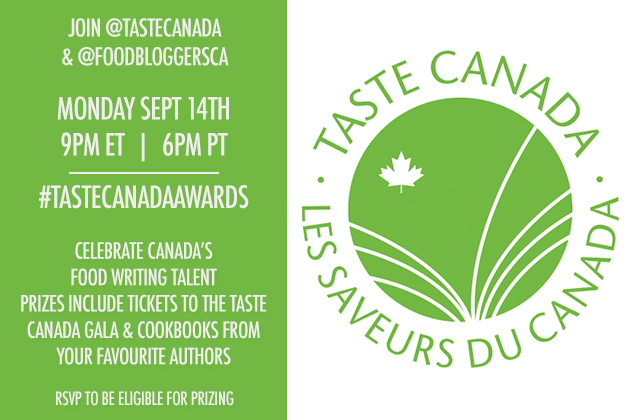 Taste Canada Awards Twitter Party RSVP