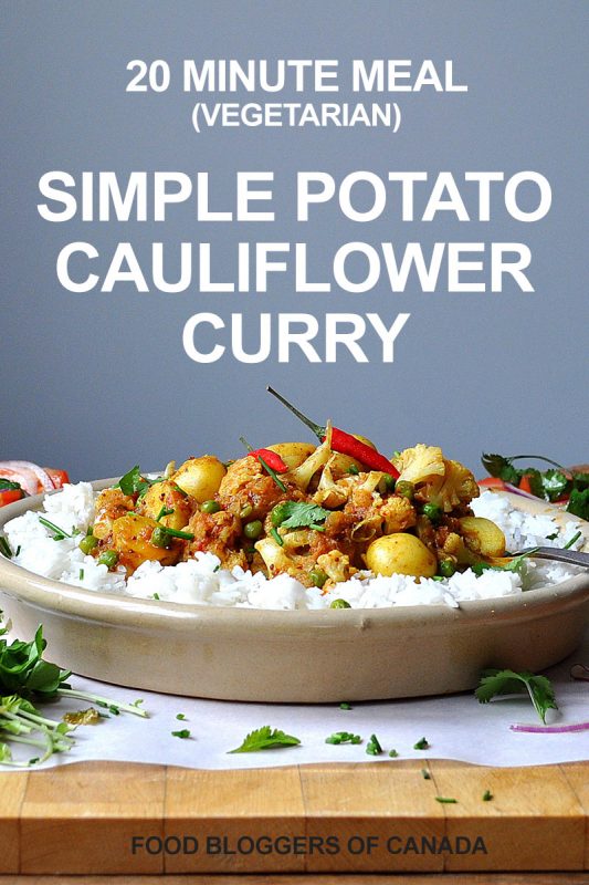 20 Minute Potato Cauliflower Curry