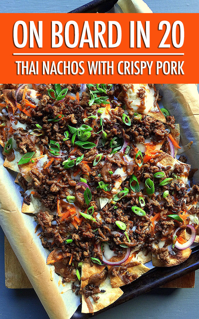 20 MInute Meal Idea: Crispy Nachos with Pork| Food Bloggers of Canada