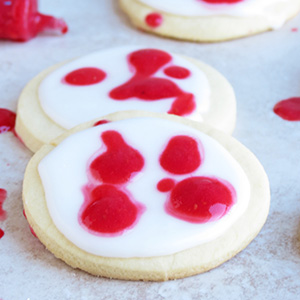 Bloody Halloween Cookies (natural food colouring) - Ilona's Passion