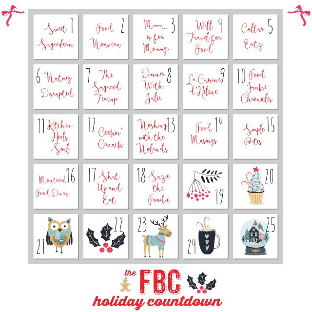 Countdown to the Holidays Day 18: Suzie the Foodie | Food Bloggers of Canada