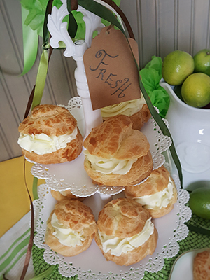 Lime Buttercream Puffs | MDIVADOMESTICA