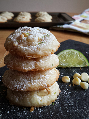 White Chocolate and Lime Cookies | Tiny Sweet Tooth
