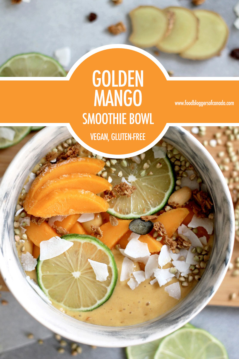 The Golden Mango Smoothie Bowl | Food Bloggers of Canada