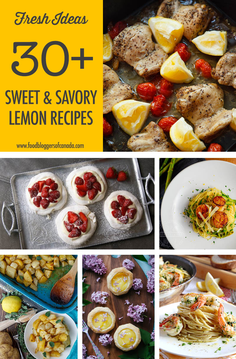 Over 30 Sweet & Savoury Lemon Recipe Ideas