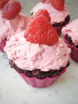 Raspberry Beet Chocolate Cupcakes | Fuel Goodness