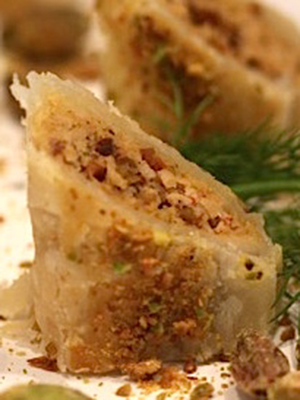 Pistachio Chicken Pastry Puffs | Urbn Spice