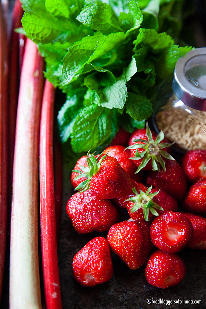 Rhubarb Strawberry Coconut Maple Crisp Food Bloggers of Canada