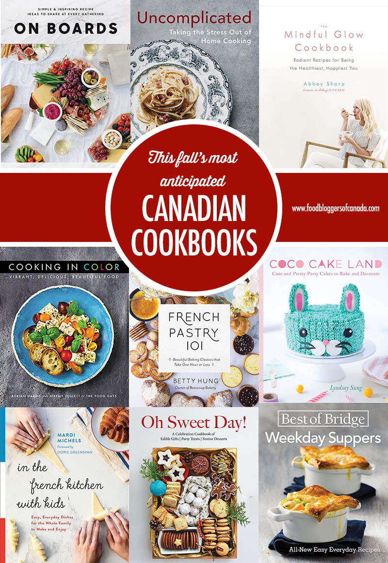 2018 Canadian Fall Cookbooks