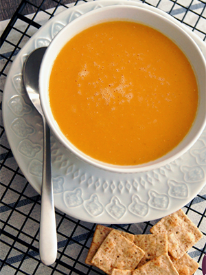 Instant Pot Sweet Potato Coconut Soup | Food Bloggers of Canada