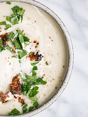 Slow Cooker Cream of Leek Soup