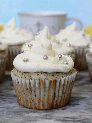 Earl Grey Cupcakes with Lemon Buttercream | Zest and Simmer