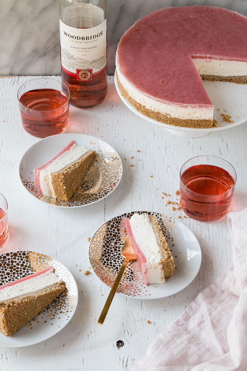 No Bake Rhubarb Cheesecake | My Kitchen Love