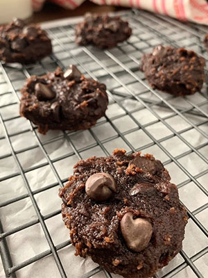 Double Chocolate Banana Cookies | Gradual Perfection