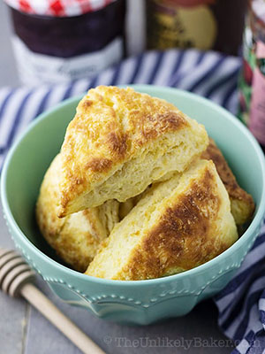 Classic Buttermilk Scones | The Unlikely Baker