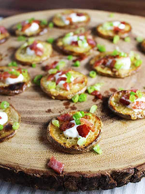 Easy Loaded Baked Potato Bites | Our Happy Mess