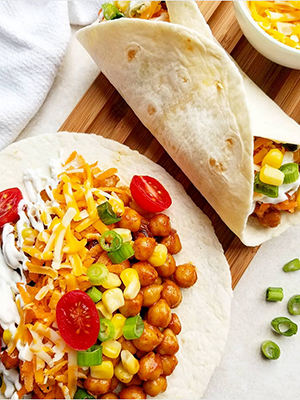 EAsy Chick Pea Tacos | Kasual Kitchen