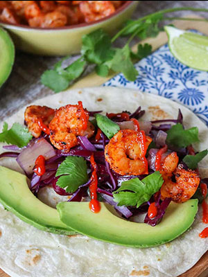 Easy Shrimp Tacos | Girl Heart Food