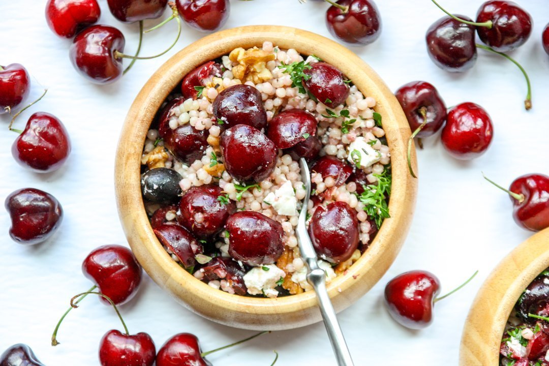Cherry Walnut Couscous Salad | The Food Blog