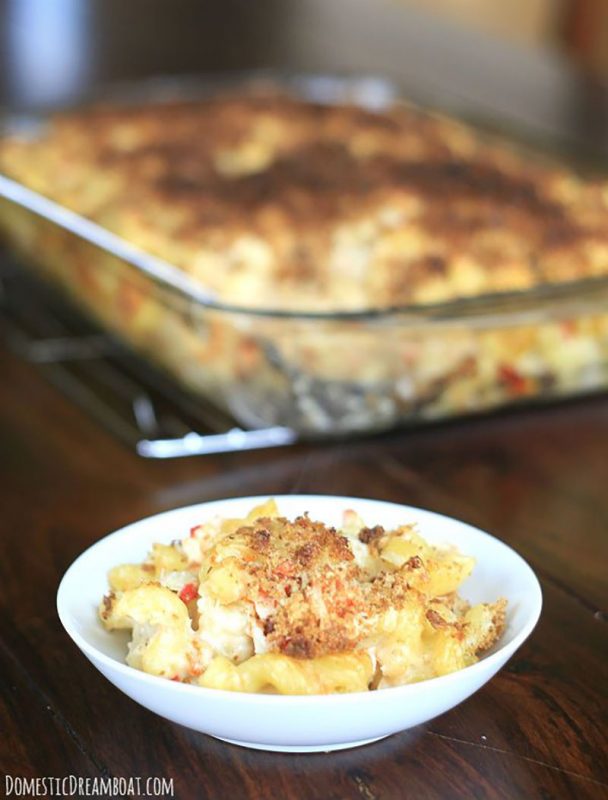 Rich and Creamy Lobster Mac and Cheese | Domestic Dreamboat