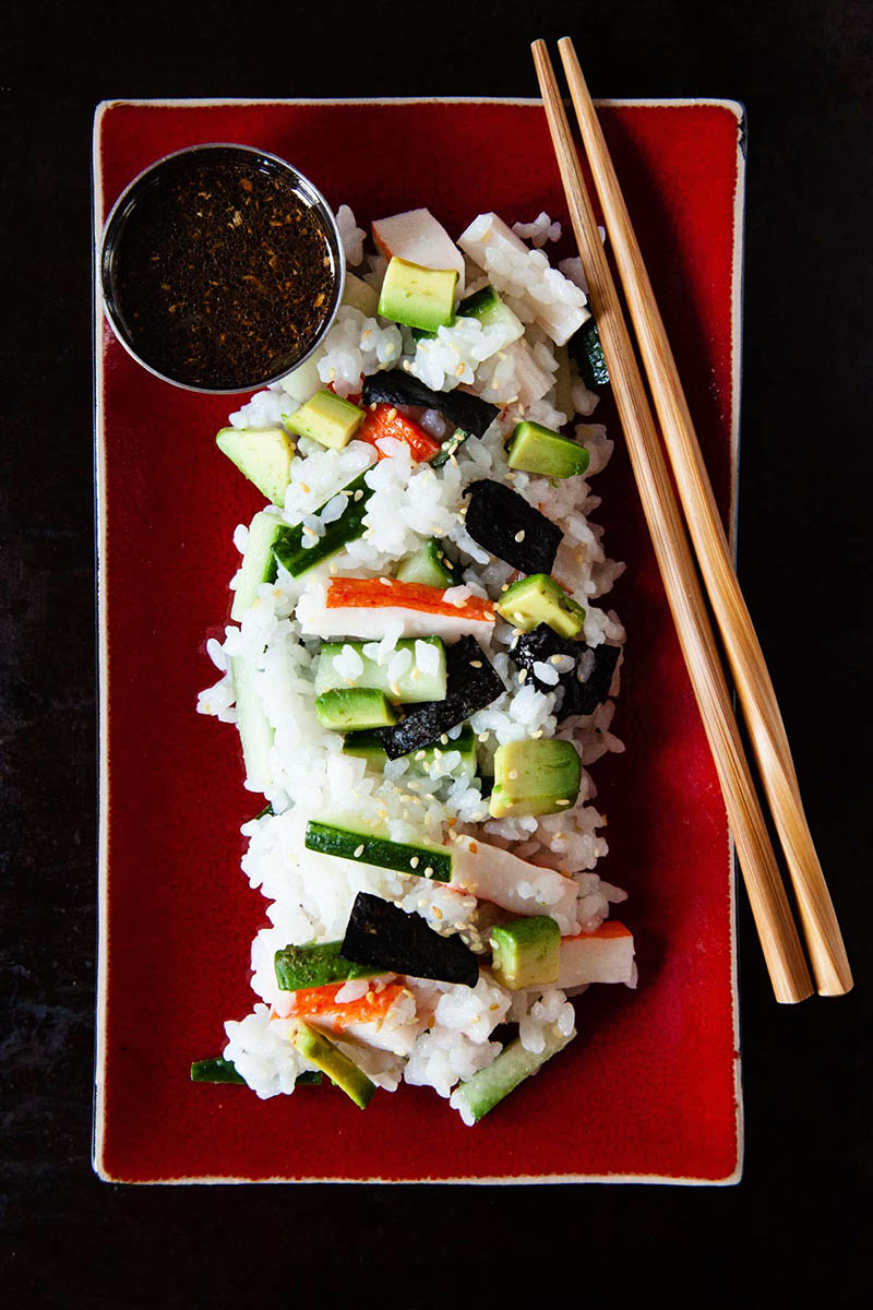 20 Minute Meal: California Roll Salad | Food Bloggers of Canada