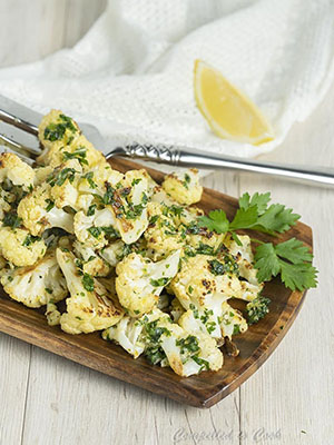 Roasted Gremolata Cauliflower | Compelled To Cook