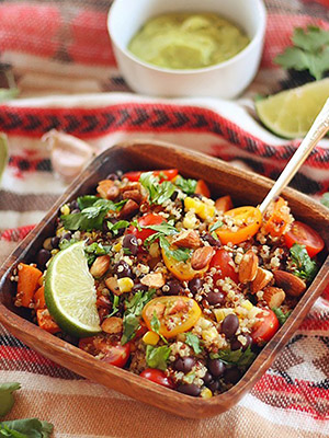Southwest Quinoa Bowls | Justine Celina