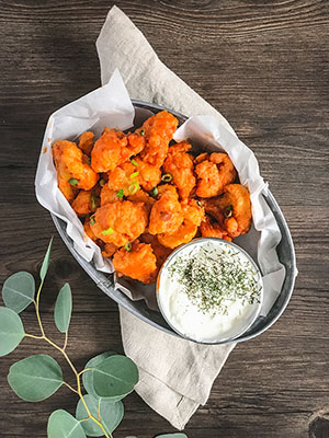 Buffalo Cauliflower Bites | Food Bloggers of Canada