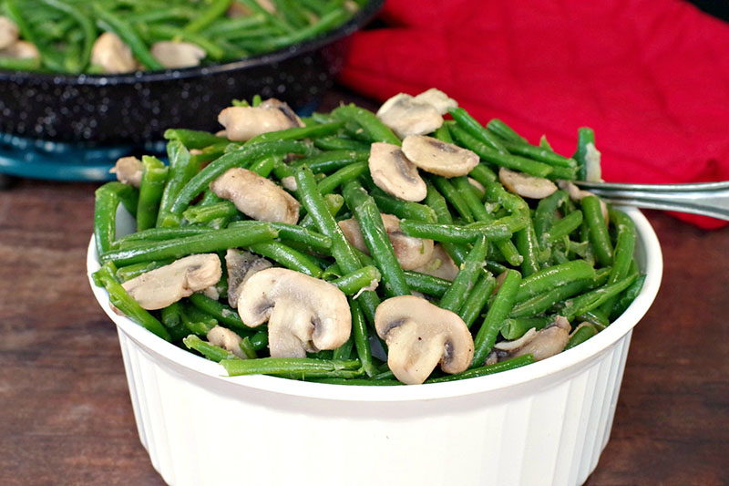 Green Beans and Mushrooms Side Dish | Food Meanderings