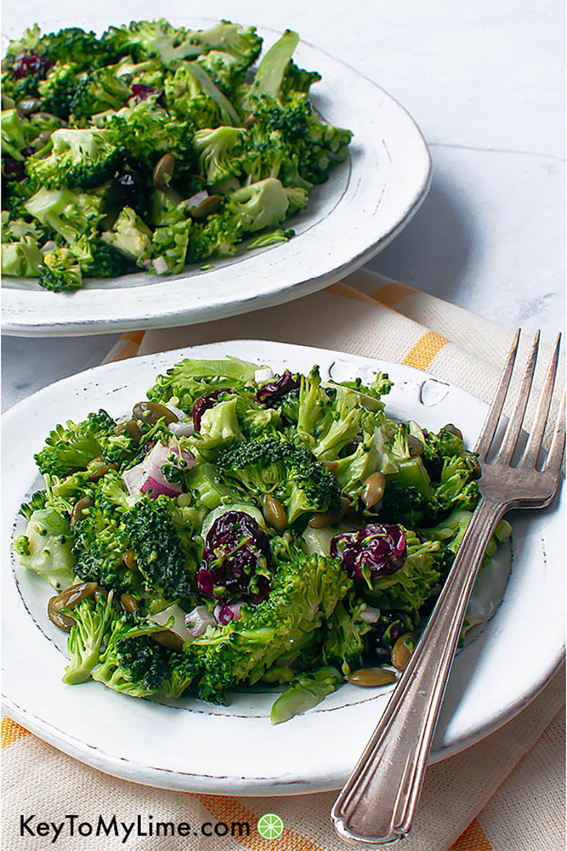 Broccoli Cranberry Salad | Key to My Lime