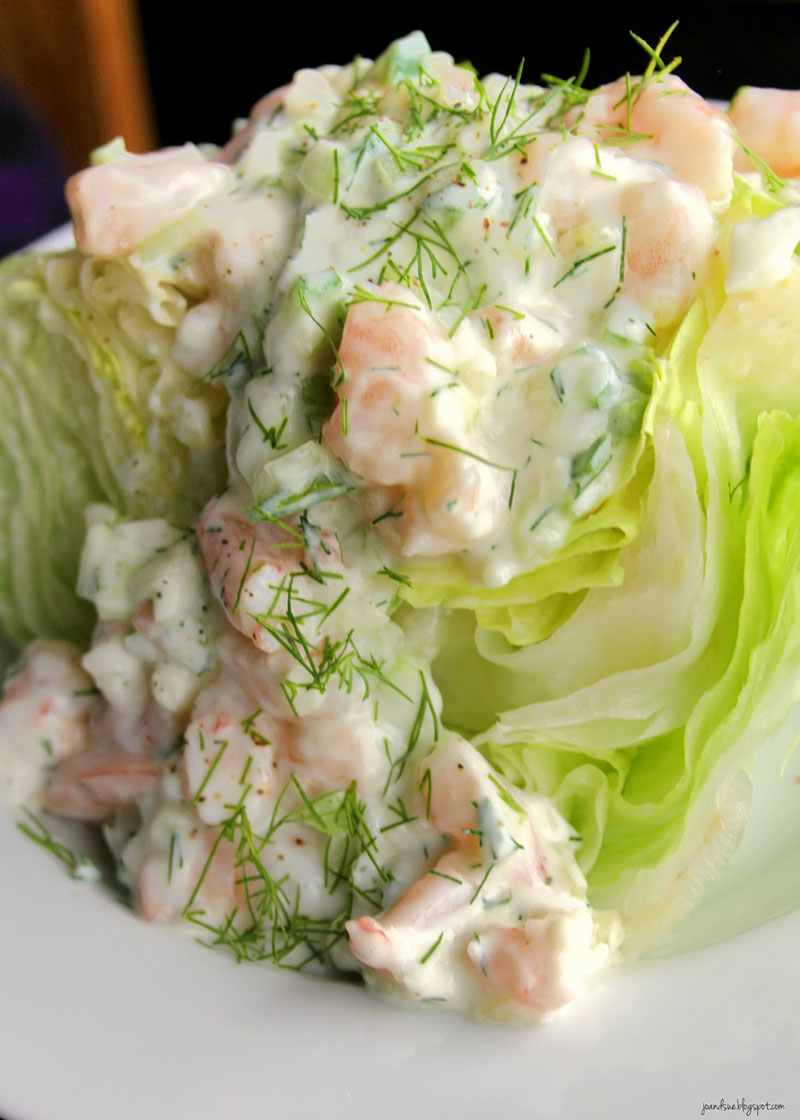 Prawn and Dill Wedge Salad | Jo & Sue