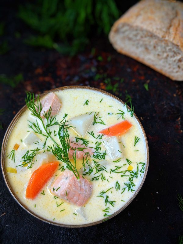 Finnish Salmon Soup | Bacon is Magic