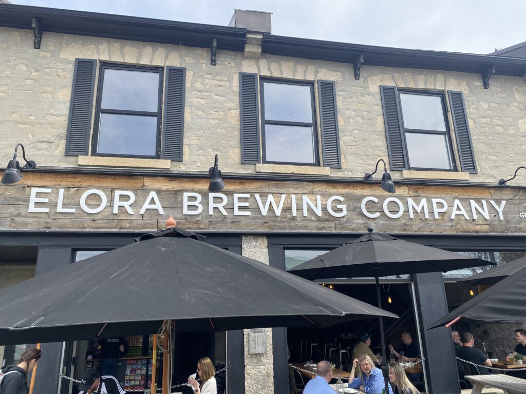 The building Elora Brewing Company.