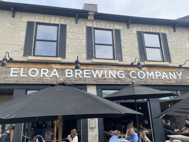 The building Elora Brewing Company.
